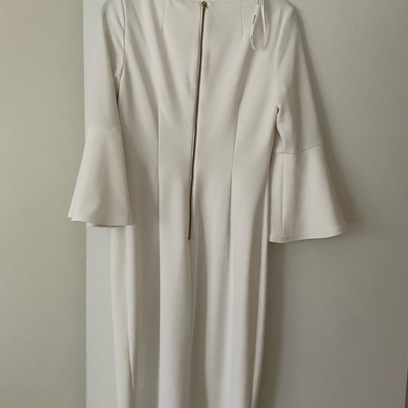 🚨 PRICE DROP 🚨 White Calvin Klein bodycon cocktail midi dress - Picture 8 of 8